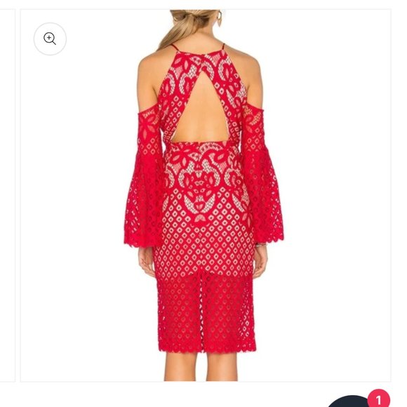 Bardot Saffron Red Mini Dress Size Small US 6 EUR 38 - Picture 6 of 15